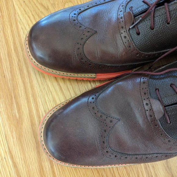Cole Haan Wing Tip Brown Dress Shoes main image 5